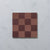 Mini Chequerboard Madder Cement Tile